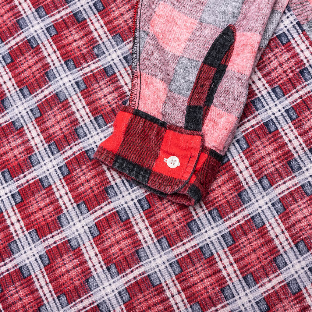 Ribbon Wide I.O. Flannel Shirt - Assorted