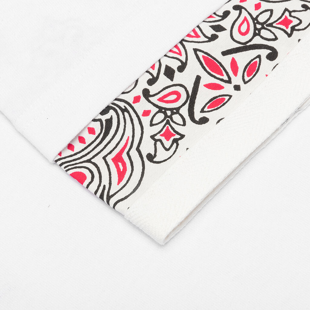 Bandana Print T-Shirt - White