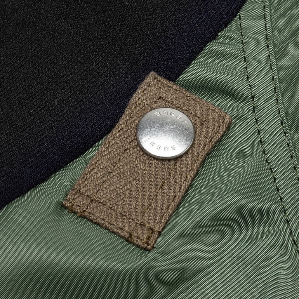 Sponge Sweat x MA-1 Pullover 212 - Navy/Khaki