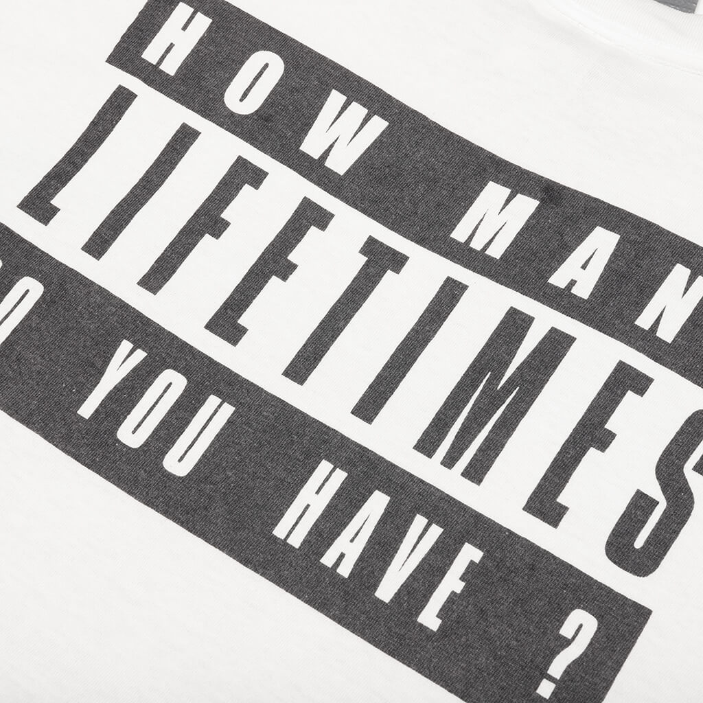 Saint Michael x Denim Tears Lives Tee S/S Tee - White