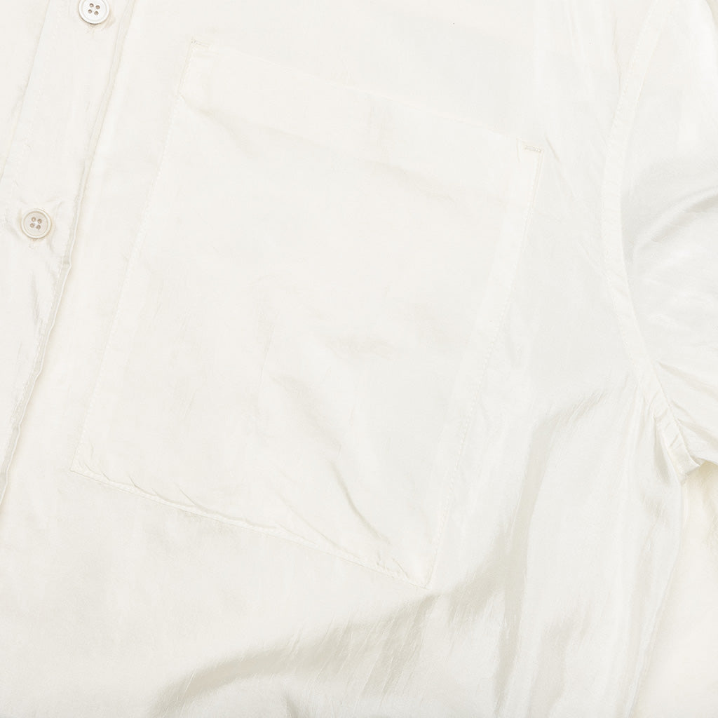 Silk And Nylon Shirt - Eggshell