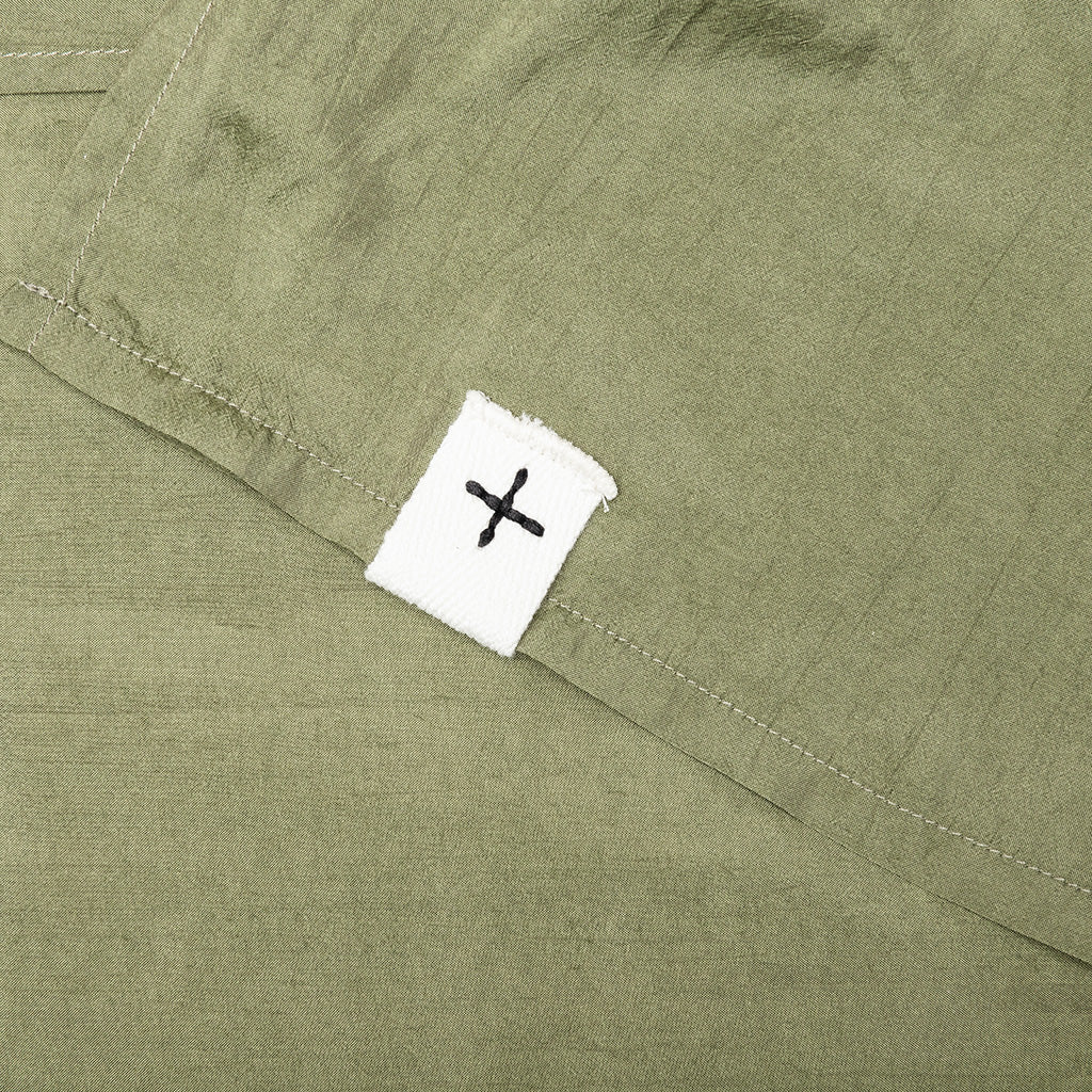 Silk And Nylon Shirt - Grasshopper