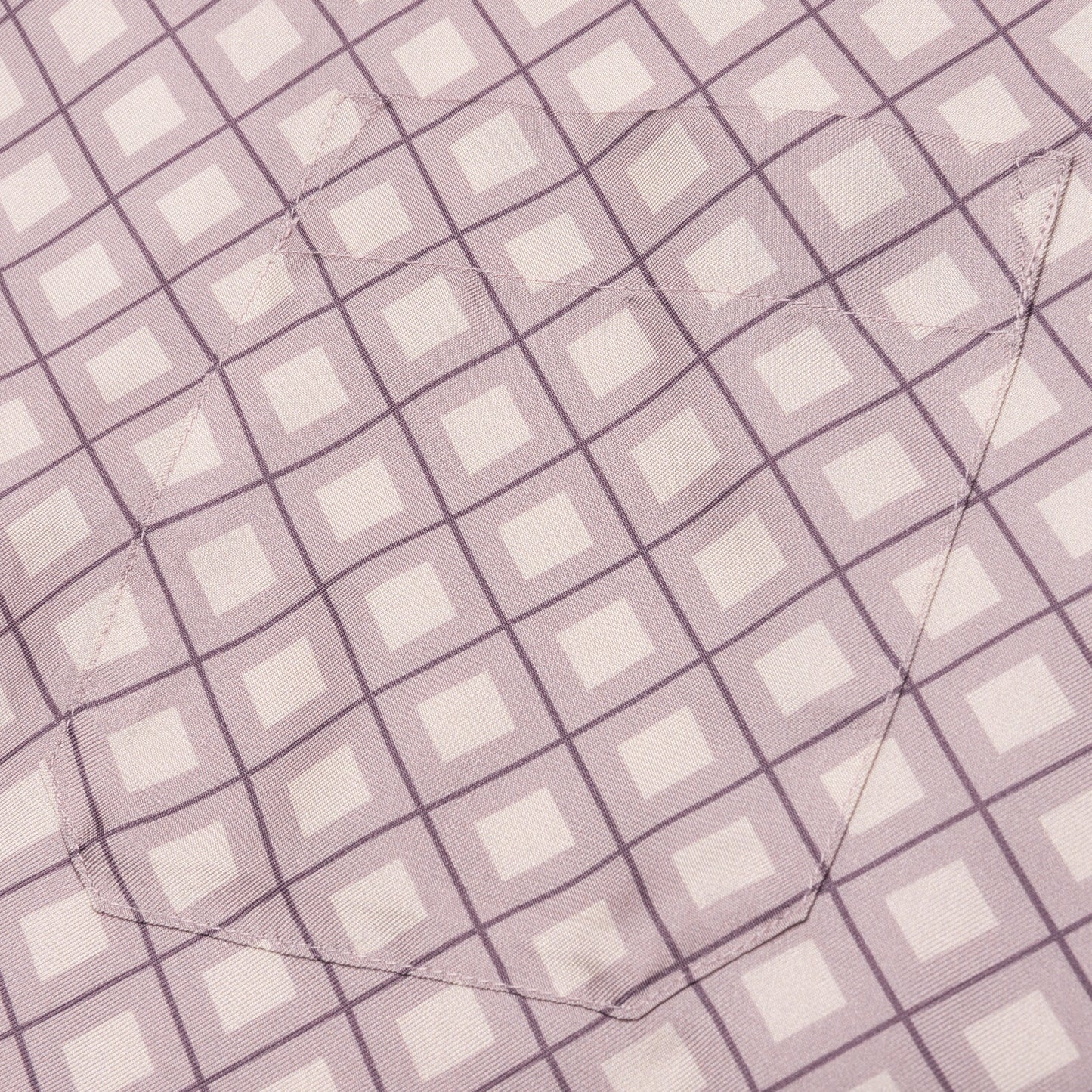 Silk S/S Button Up - Haze Tile