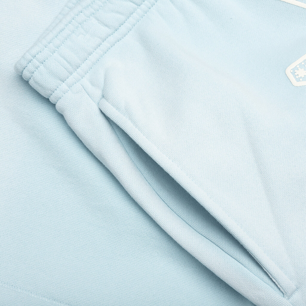 Starry Arc Fleece Short - Ice Blue