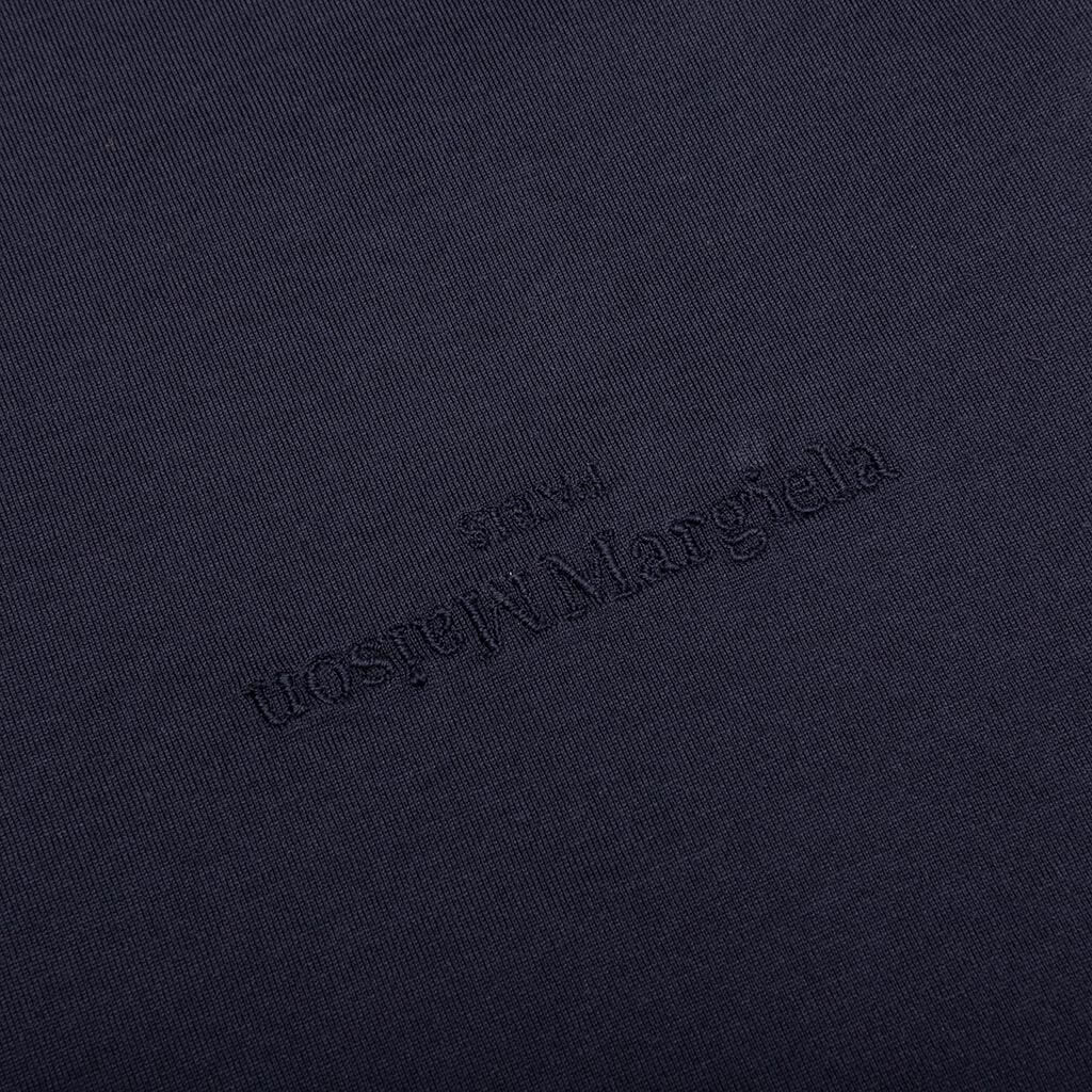 Upside Down Logo T-Shirt - Blue/Tonal Embroidery