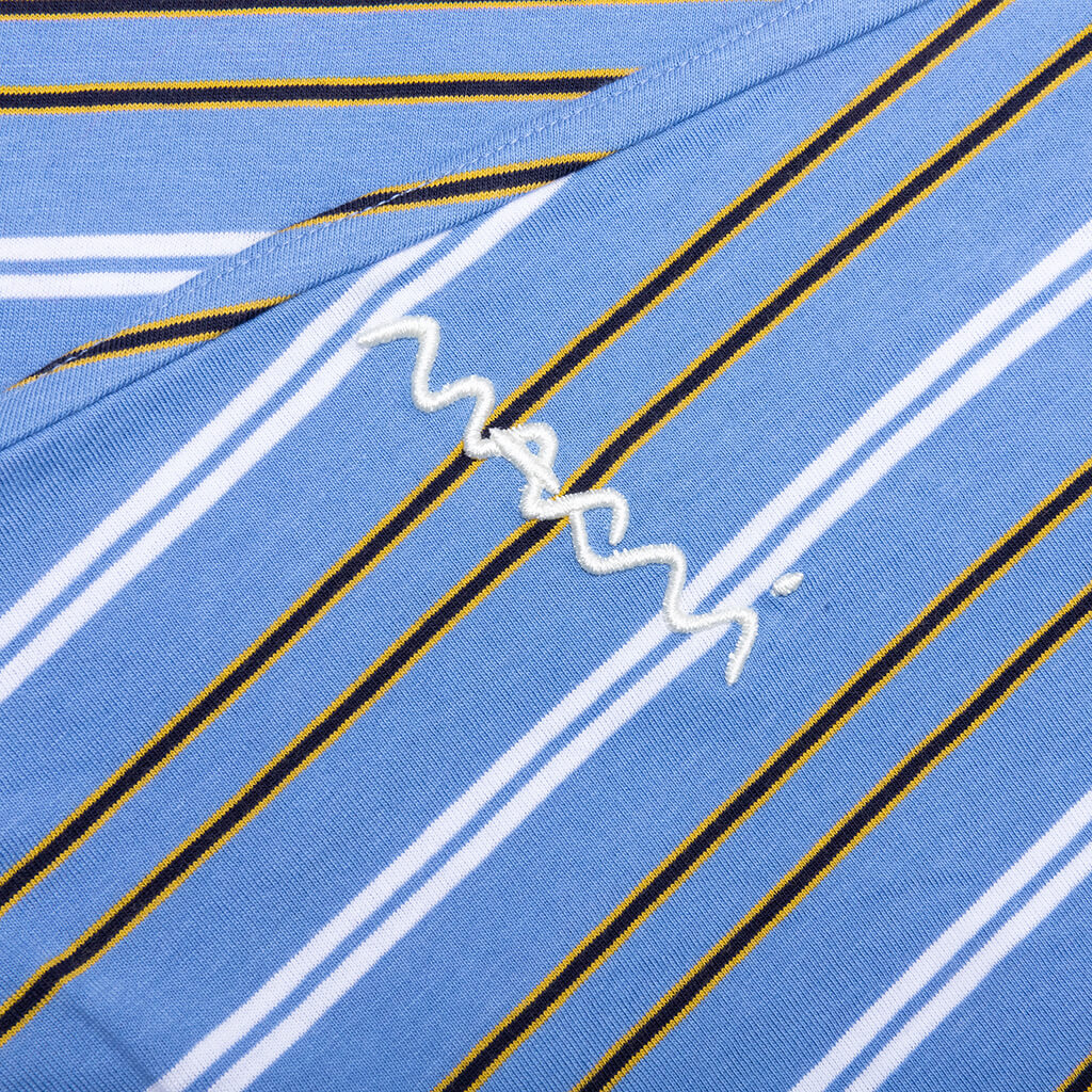 Striped Long Sleeve T-Shirt - Periwinkle