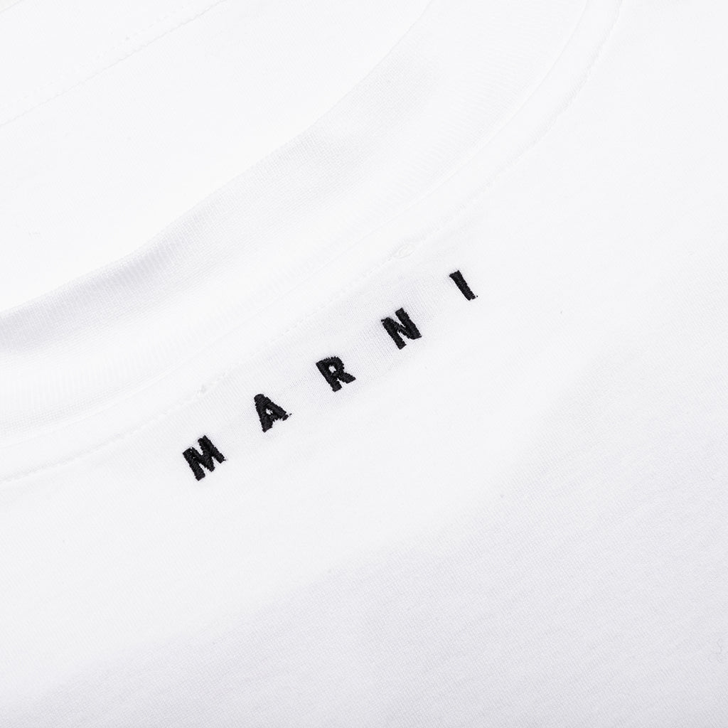 Slogan Print Organic Cotton T-Shirt - Lily White