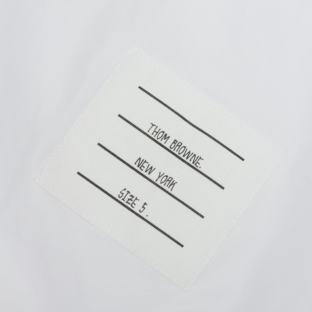 Classic L/S Button Down Shirt W/ GG Placket - White