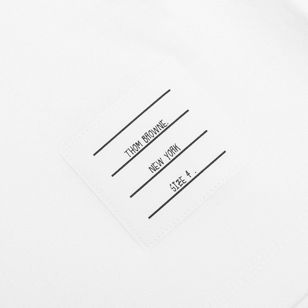 Oversized S/S Pocket Tee - White