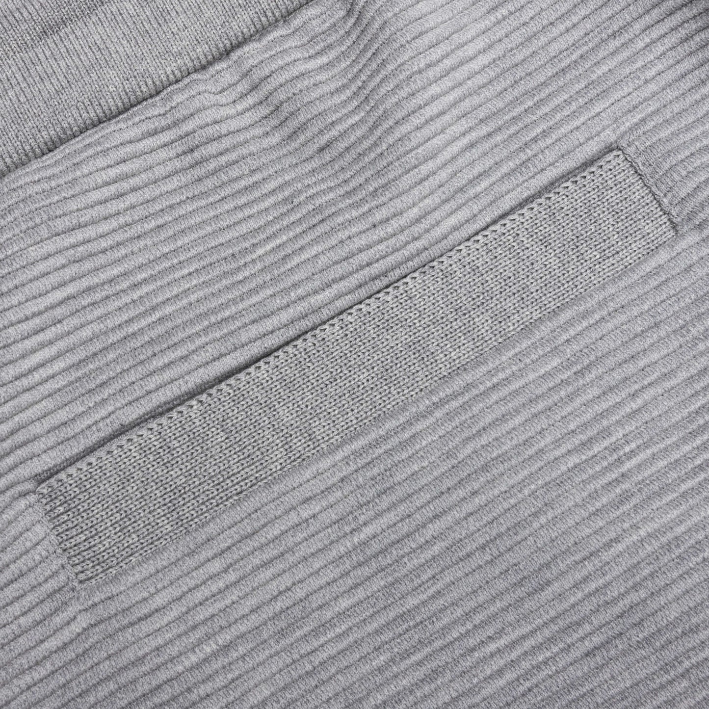 Sweat Shorts w/ 4Bar Ottoman Rib - Light Grey