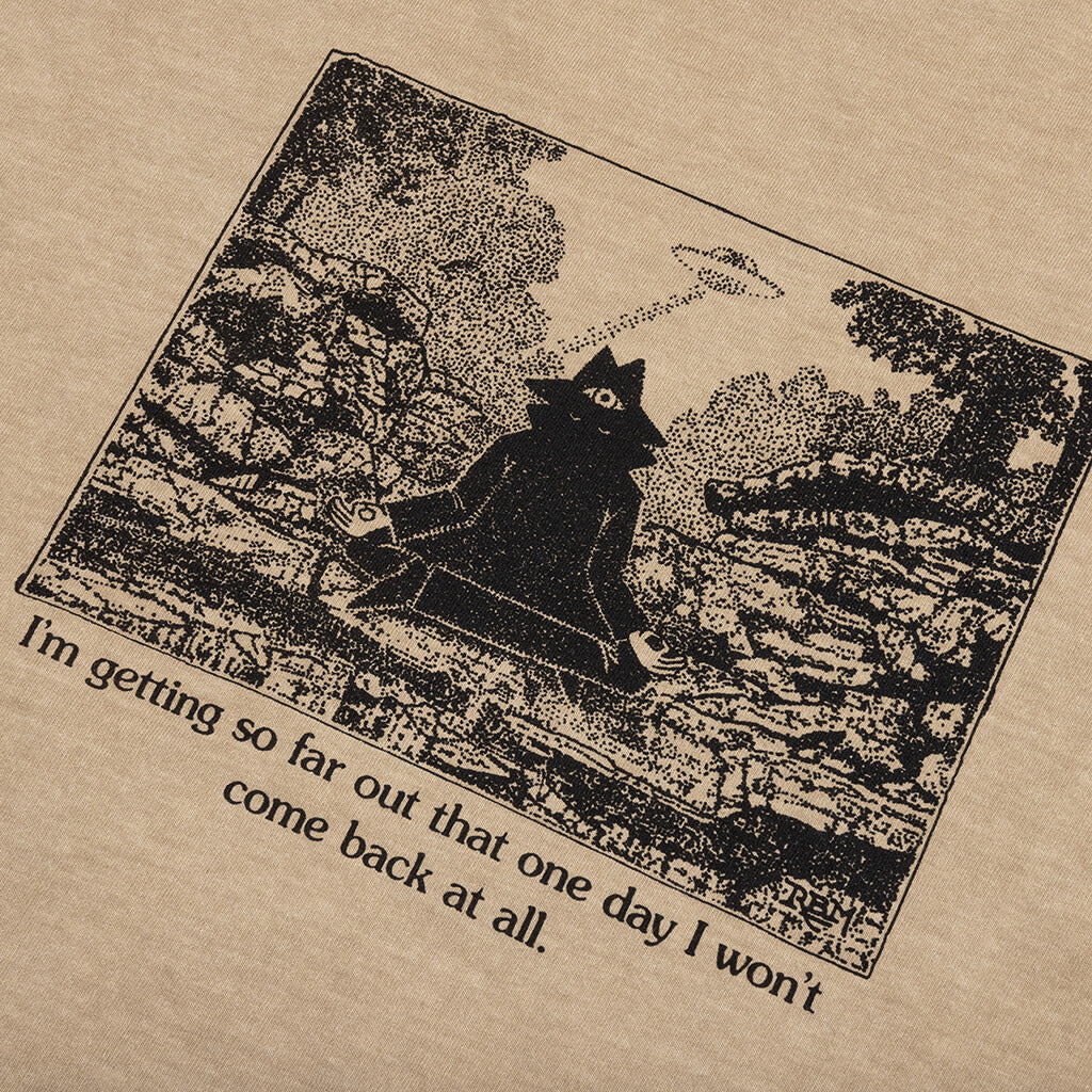 Warning S/S Tee - Beige