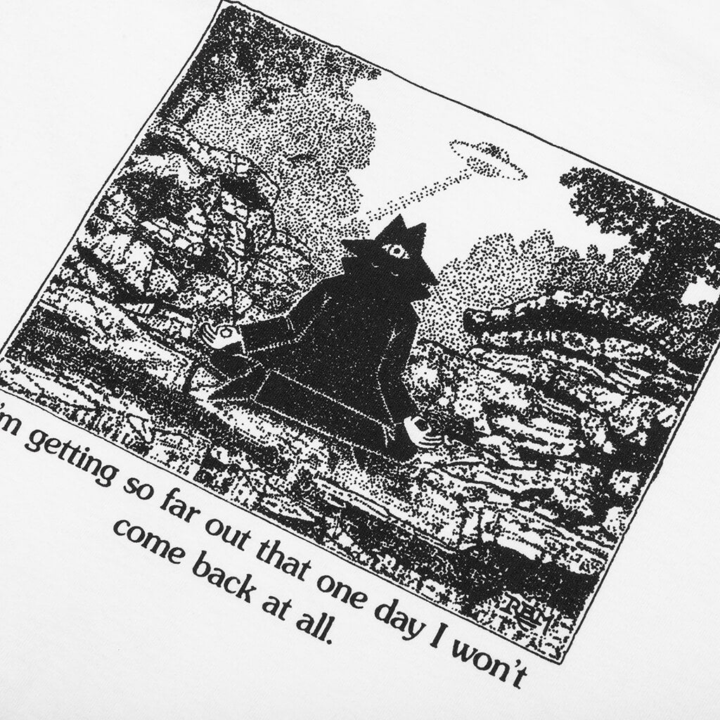 Warning S/S Tee - White