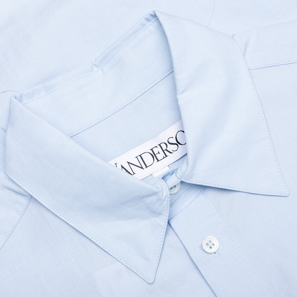 Window Embroidery Shirt - Light Blue