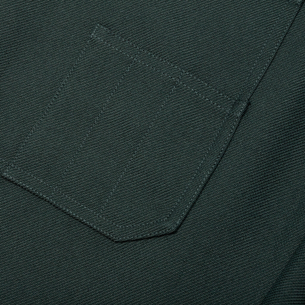 Wool Gabardine Carpenter Pant - Evergreen