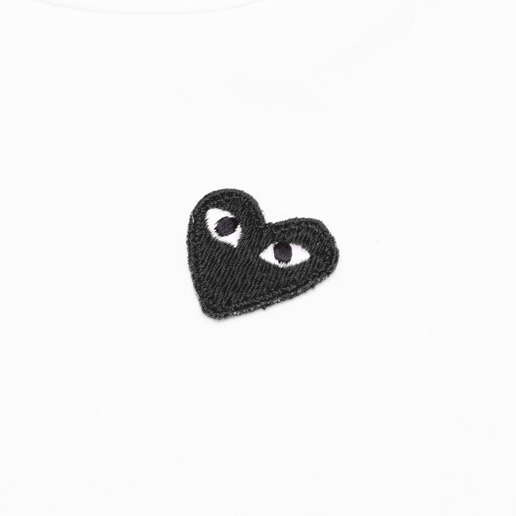 Kid's Black Emblem T-Shirt - White