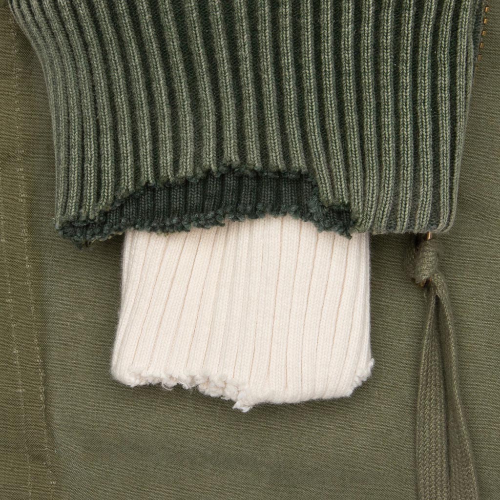 Zip Lounge Pant - Army/Patchwork