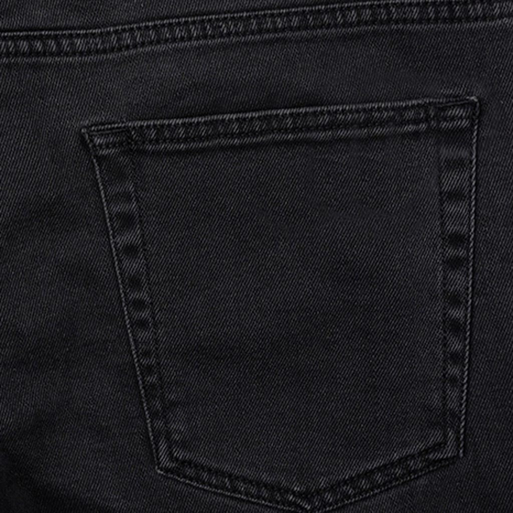 Stone Wash Slim Jeans - Black/White
