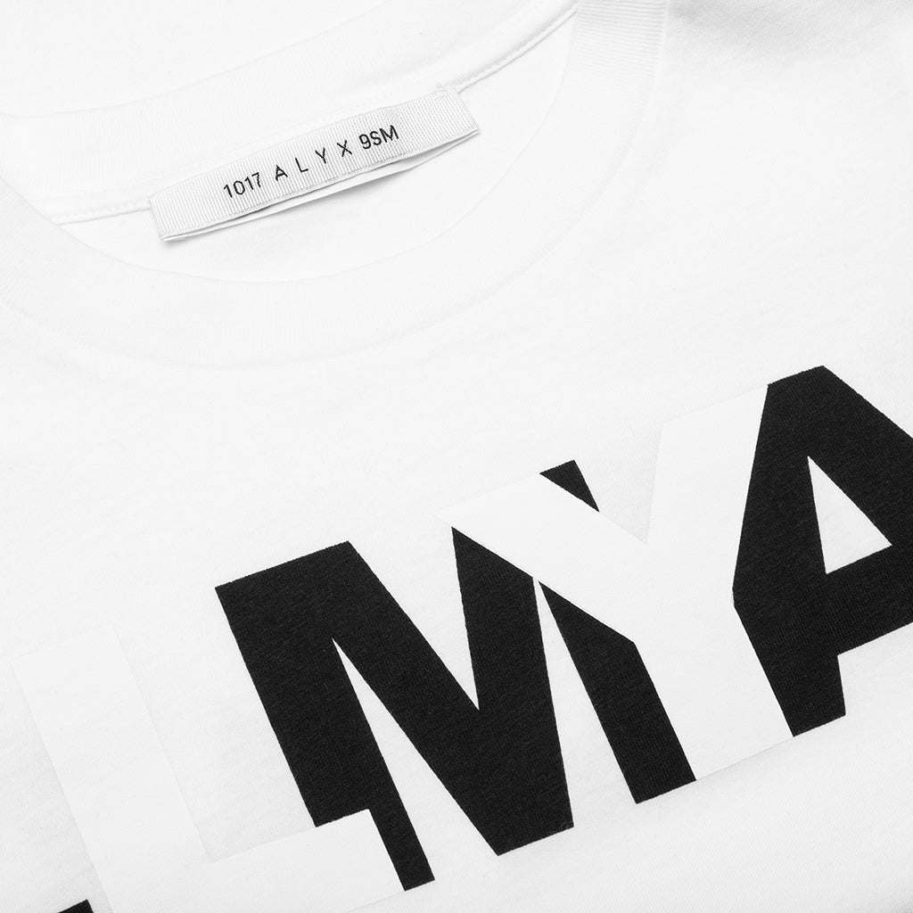 Inverted Logo S/S Tee - White