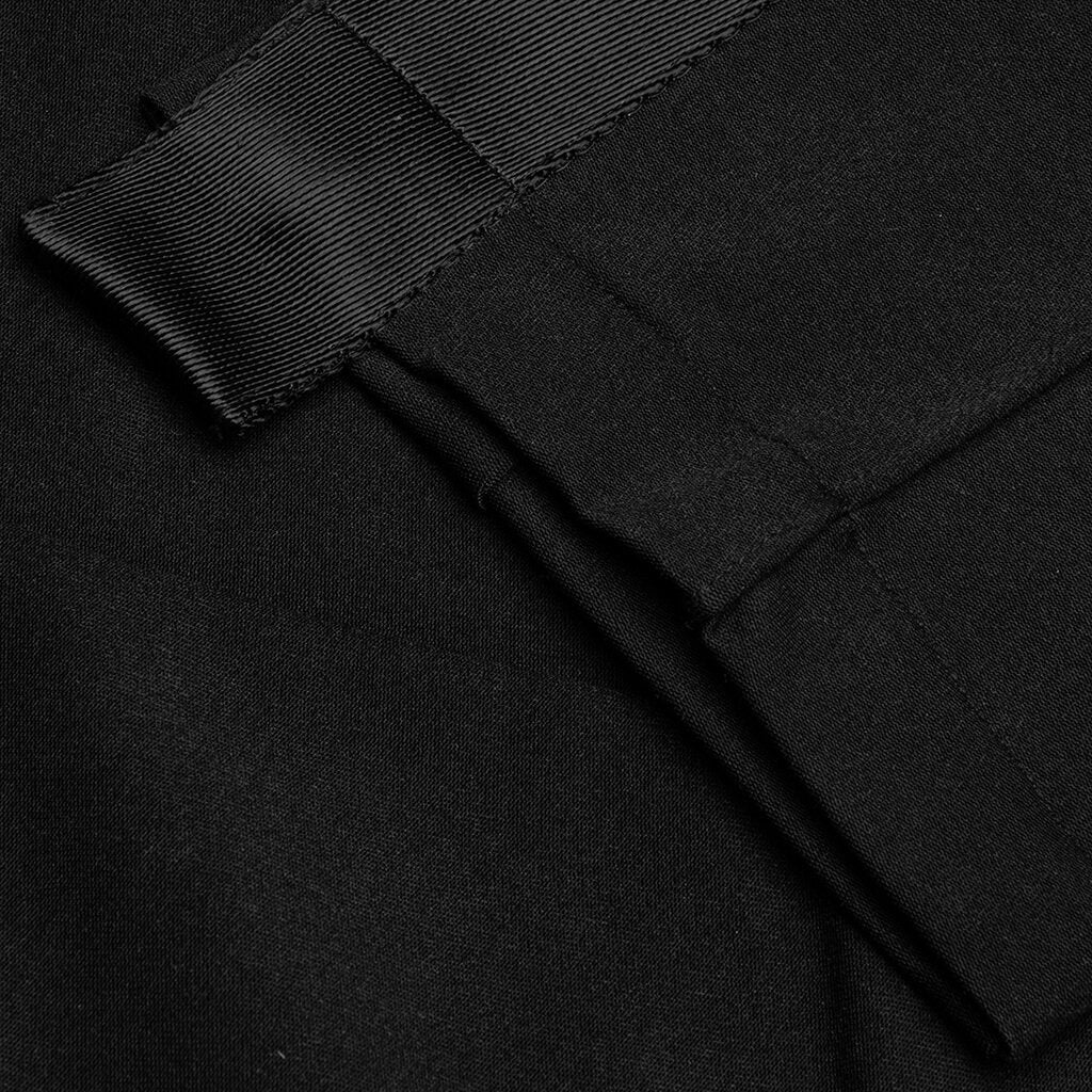Buckle Detail Track Pant  - Black