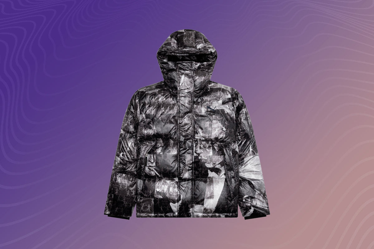 Puma x KidSuper MMQ AOP Puffer Jacket - Black