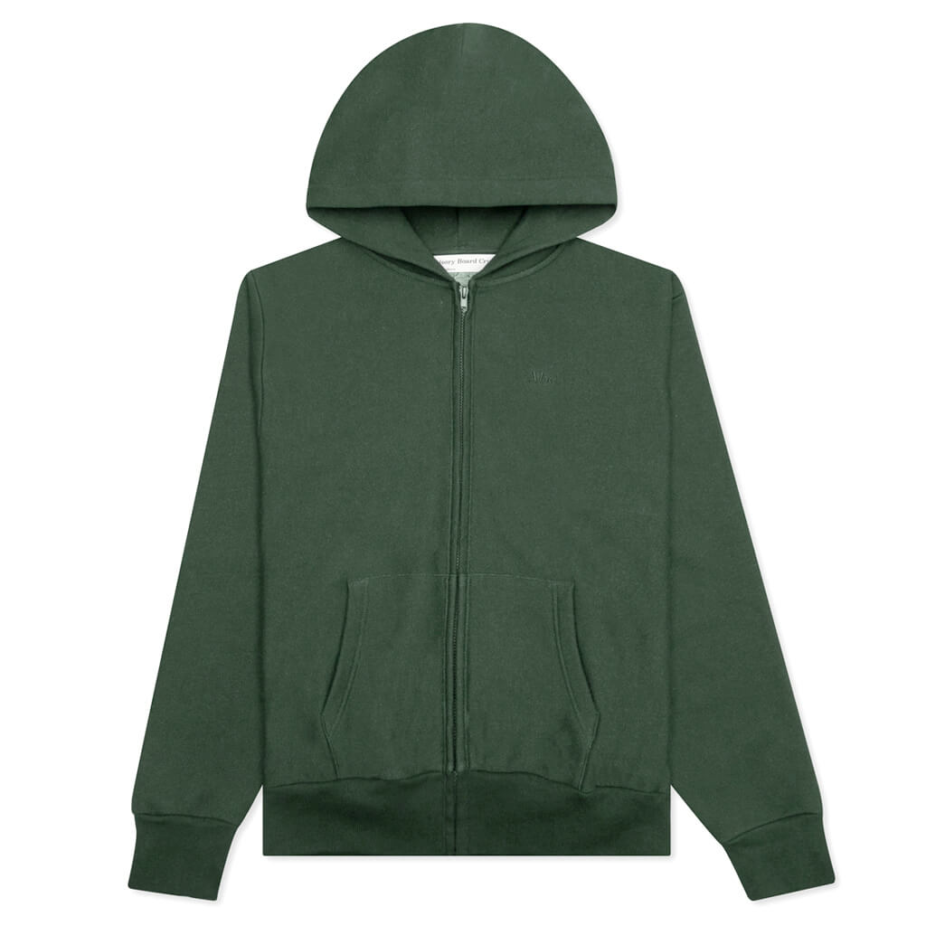 Zip-Up Hoodie - Malachite