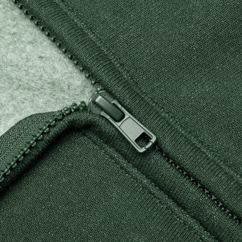 Zip-Up Hoodie - Malachite
