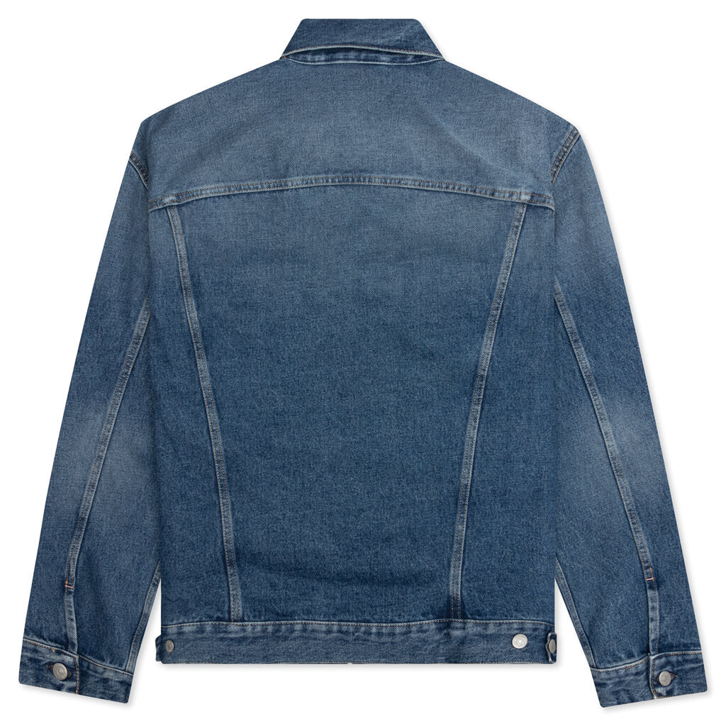 Relaxed Denim Jacket - Mid Blue