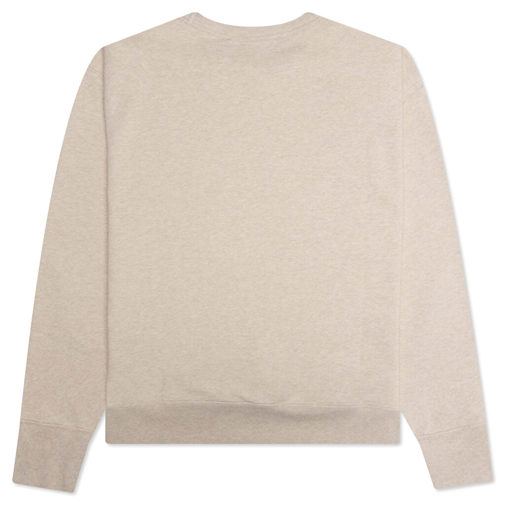 Crew Neck Sweatshirt - Oatmeal Melange