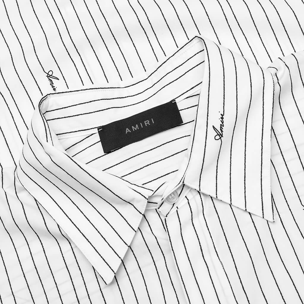Amiri Script Poplin Shirt - White