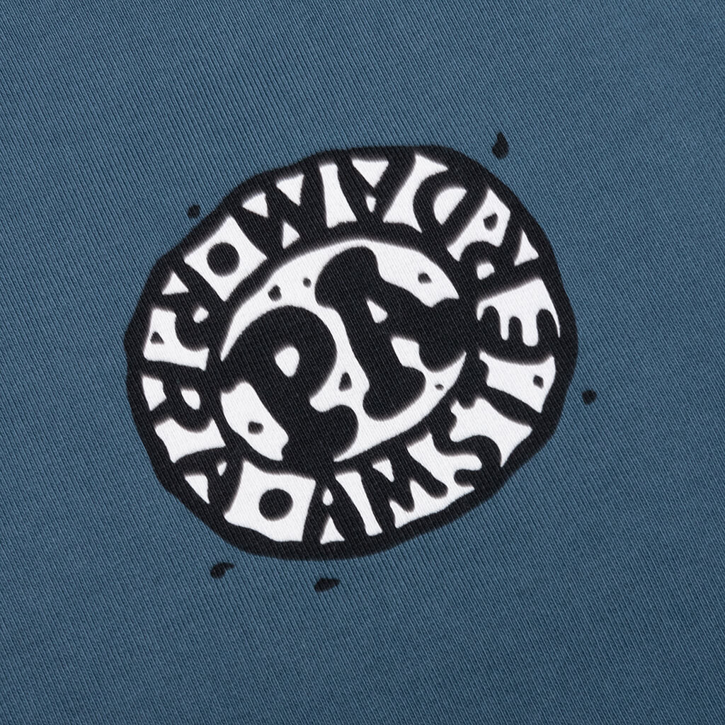 Amsterdammed Crew Neck Sweatshirt - Washed Blue