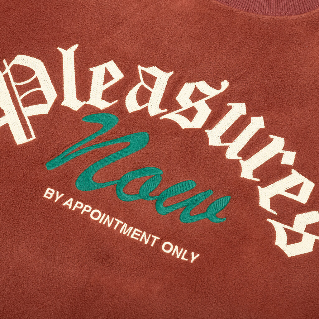 Appointment Fleece Crewneck - Brown