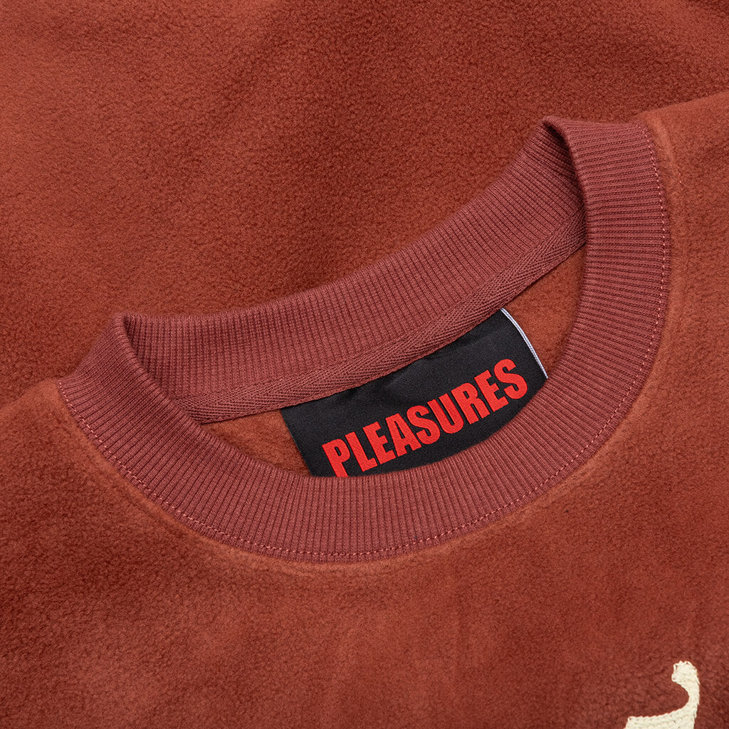 Appointment Fleece Crewneck - Brown
