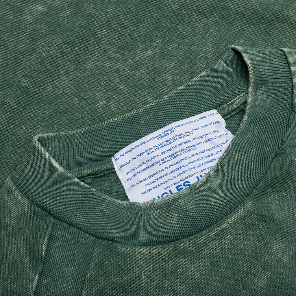 Appointment Only Mineral Wash Tee - Washed Green