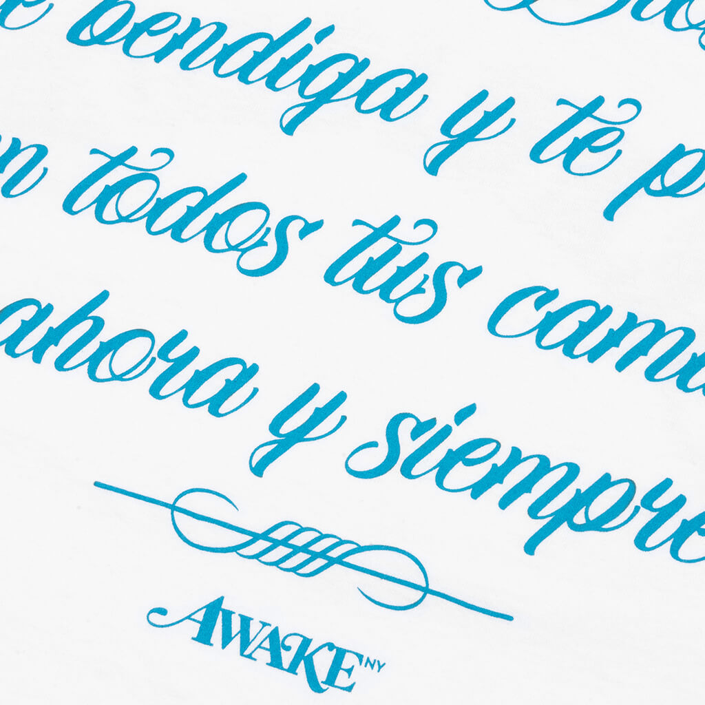 Awake Bendiciones Tee - White