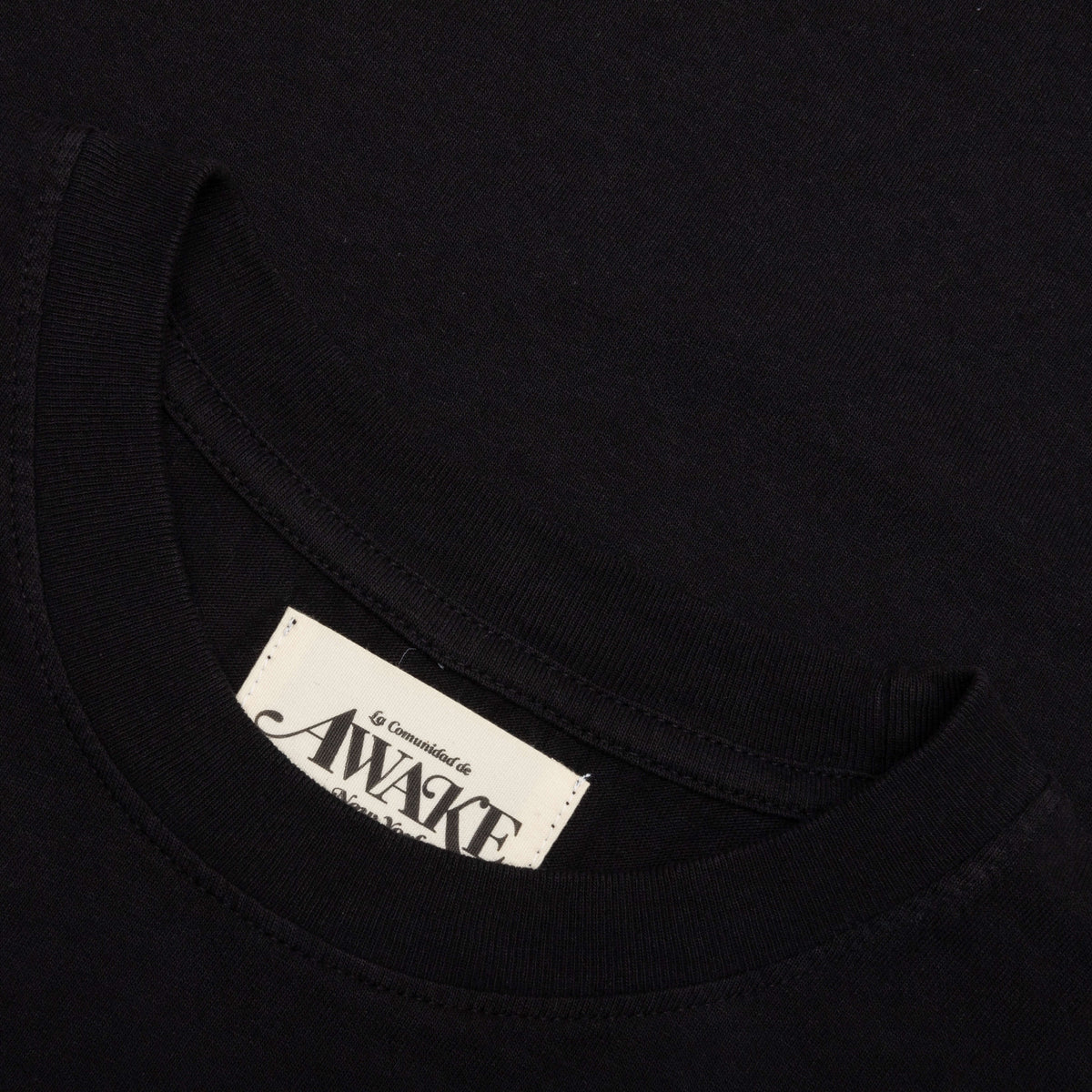 Awake Chrome Logo Tee - Black