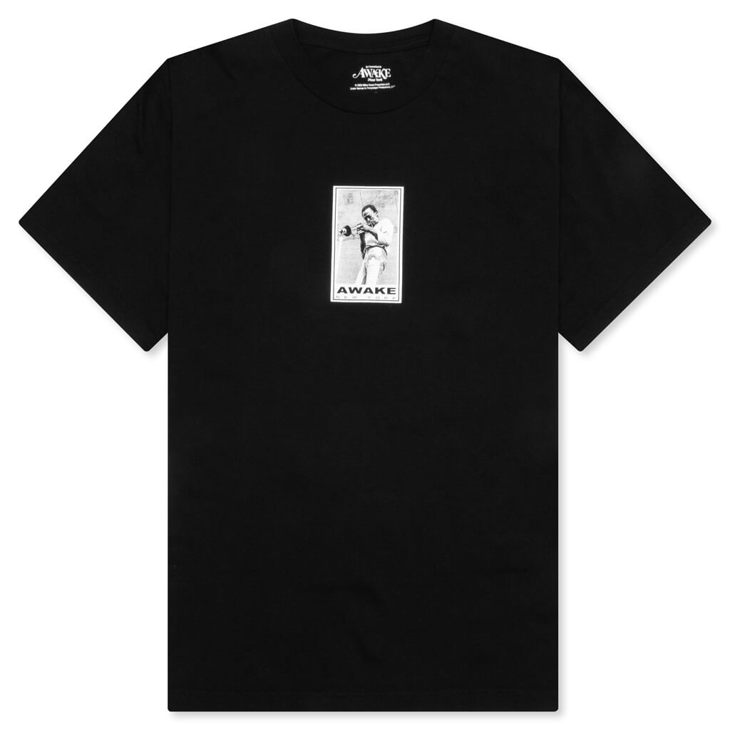 Miles Davis Printed S/S Tee - Black