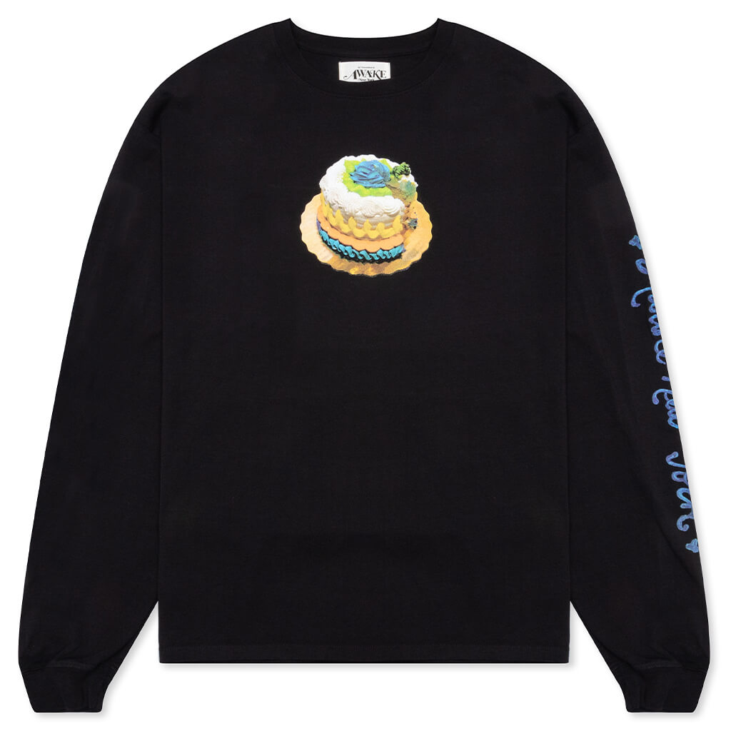 Awake Pastel L/S Tee - Black