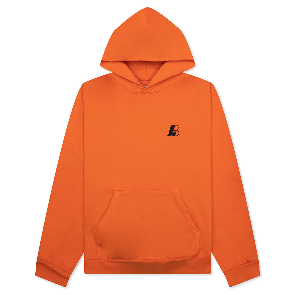 B Logo Hoodie - Pumpkin Chocolate