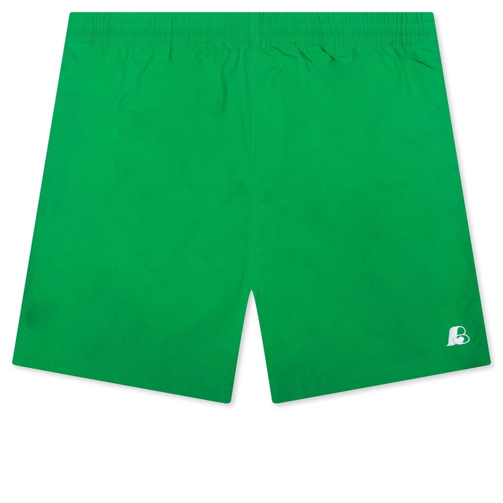B Logo Water Short - Green