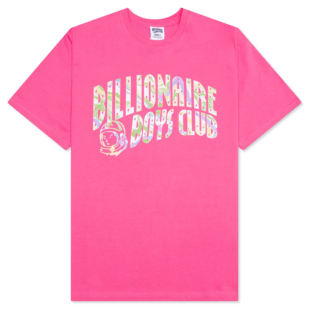 BB Arch S/S Tee - Carmine Rose