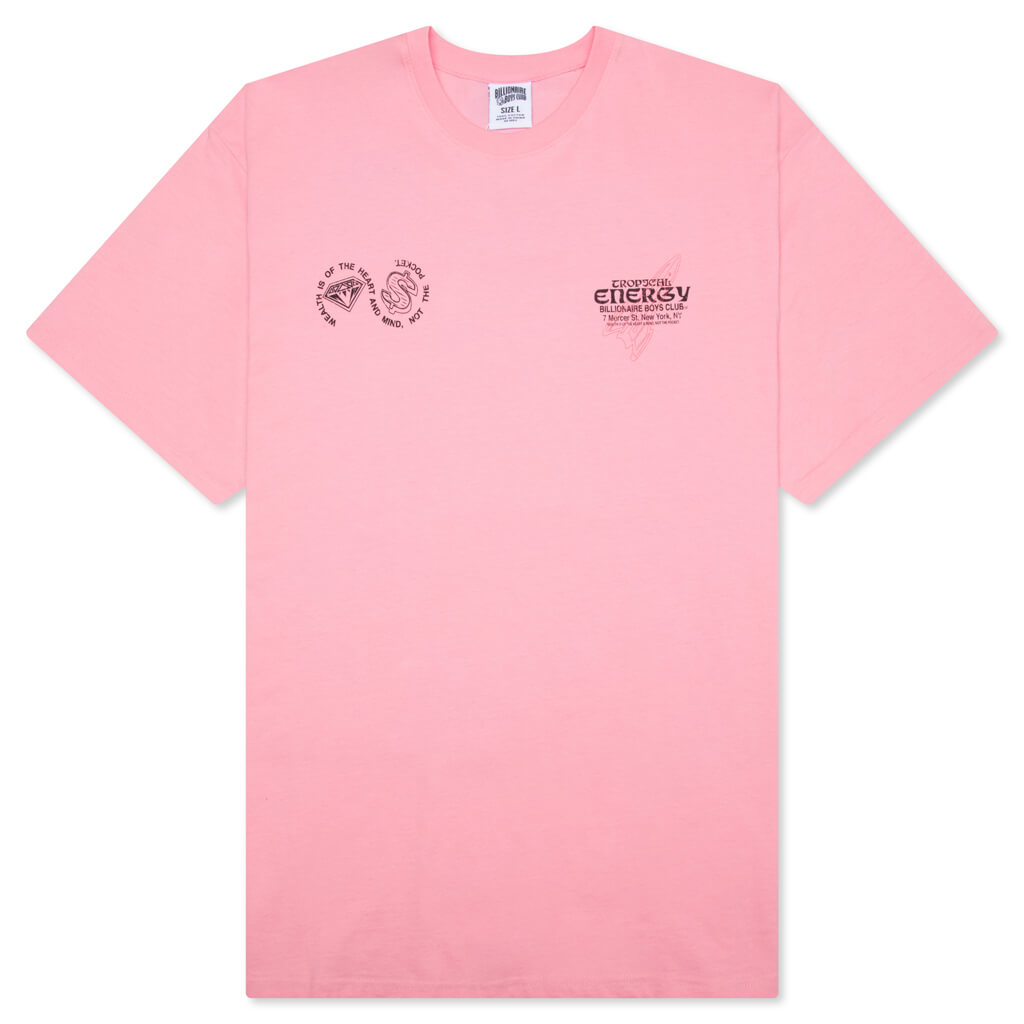 BB Energy S/S Tee - Begonia Pink