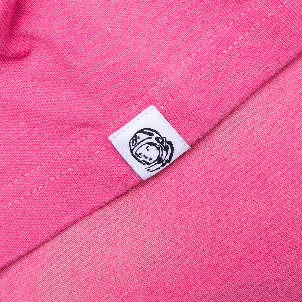 BB Faded Helmet S/S Crop Fit Knit - Carmine Rose