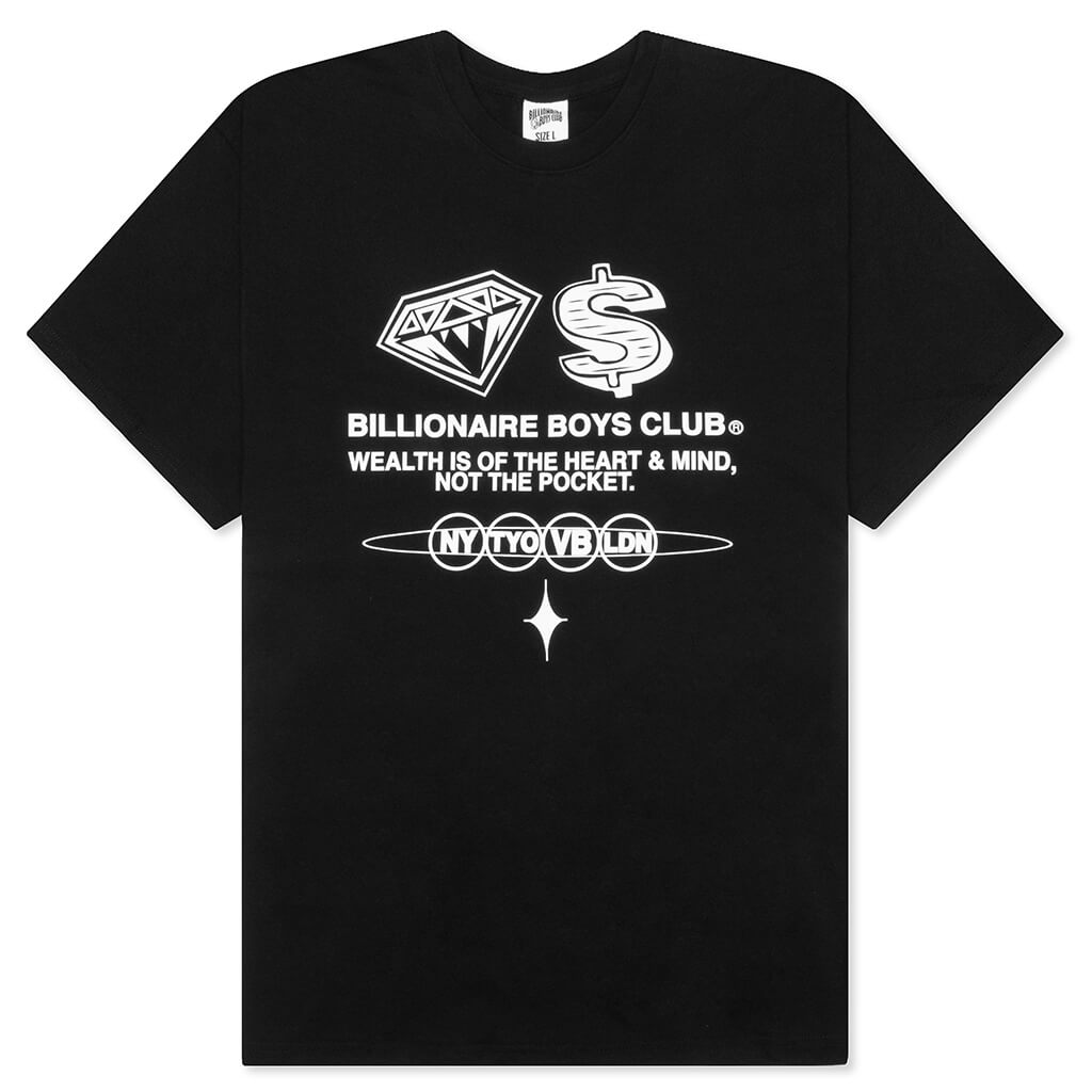 BB Wealth S/S Tee - Black
