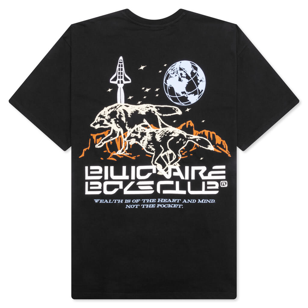 BB Wolves S/S Knit (Oversized Fit) - Black