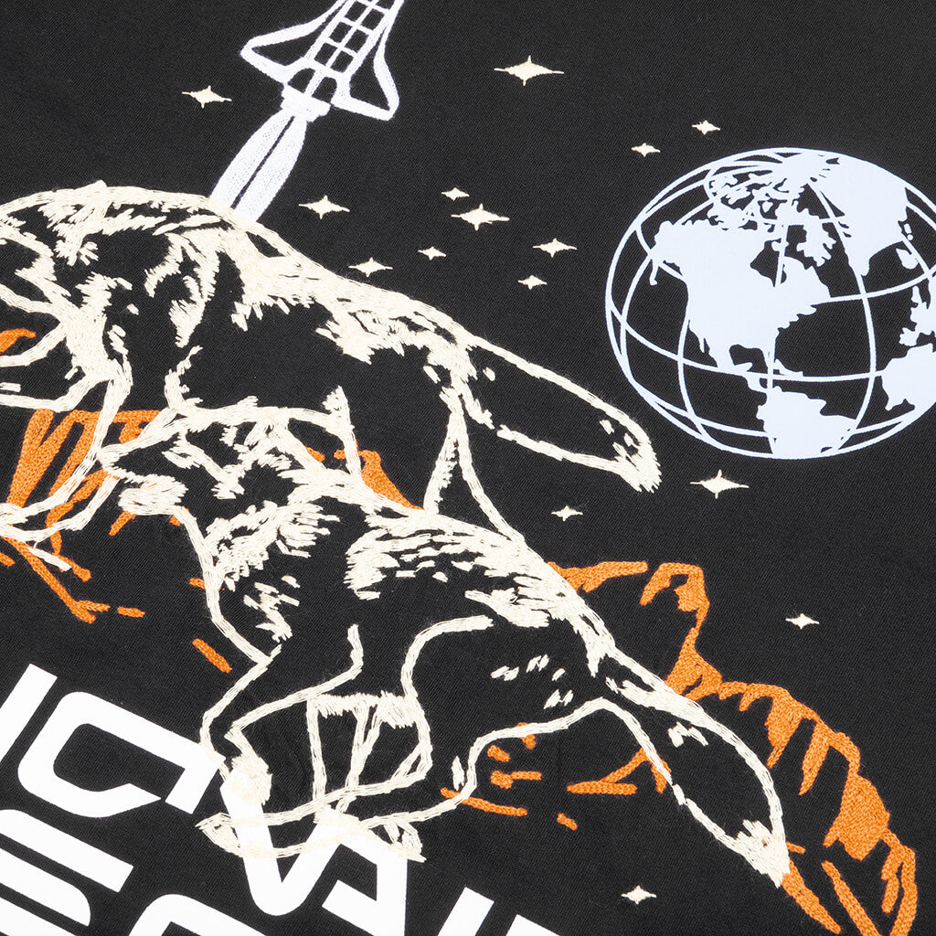 BB Wolves S/S Knit (Oversized Fit) - Black