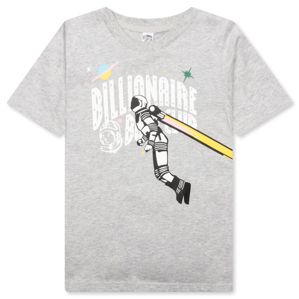 Kids BB on My Way S/S Tee - Heather Grey