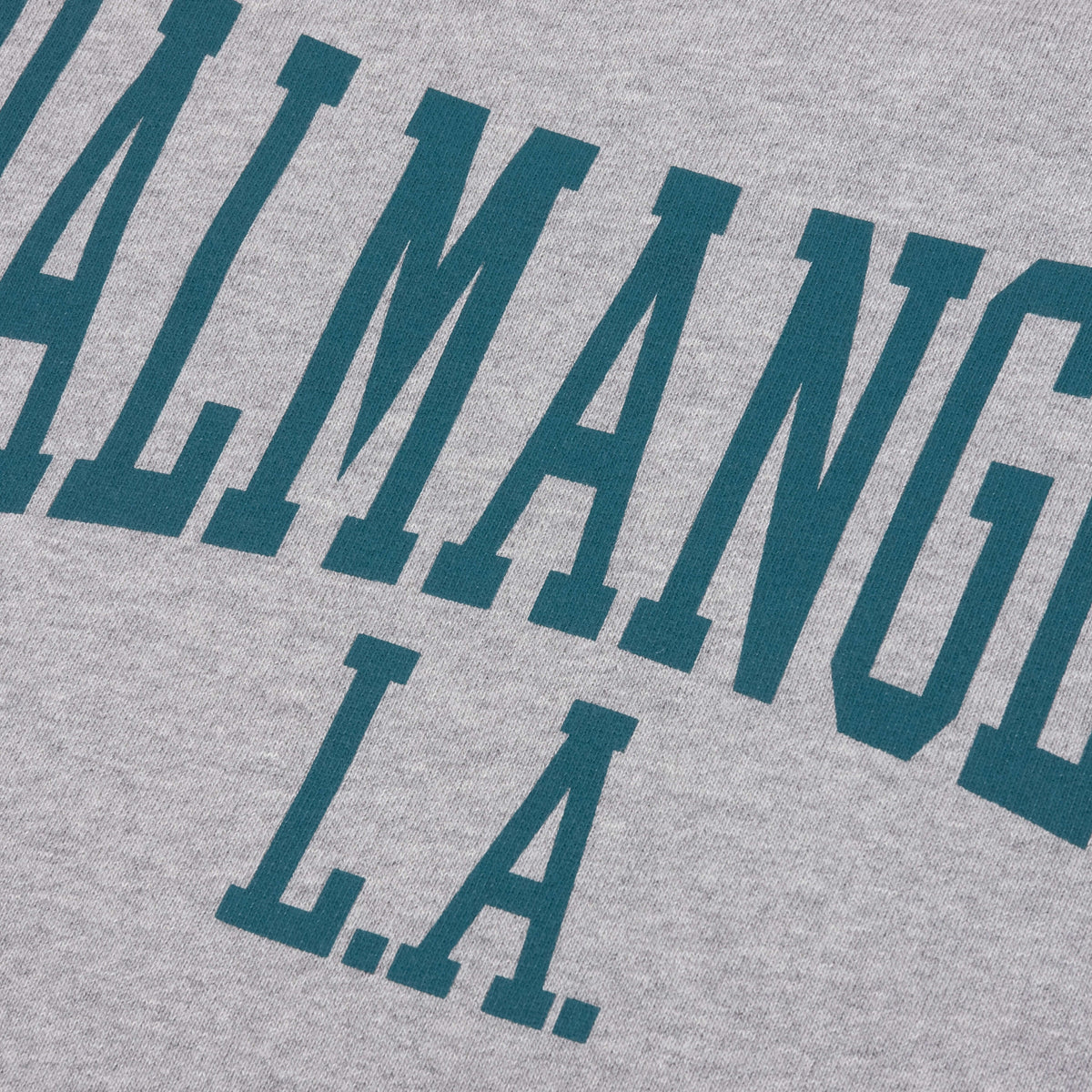 Back College Crew - Melange Grey/Petrol