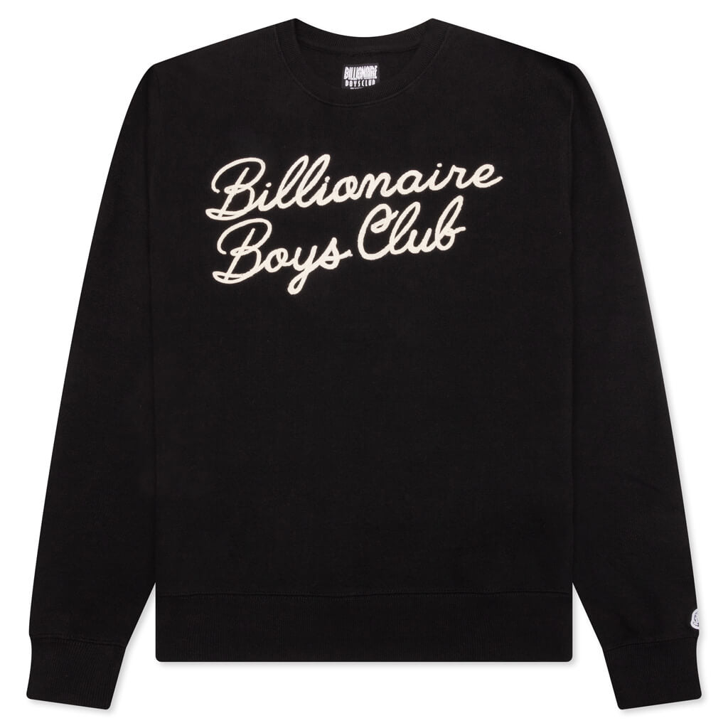 BB Signature Crewneck Sweatshirt - Black