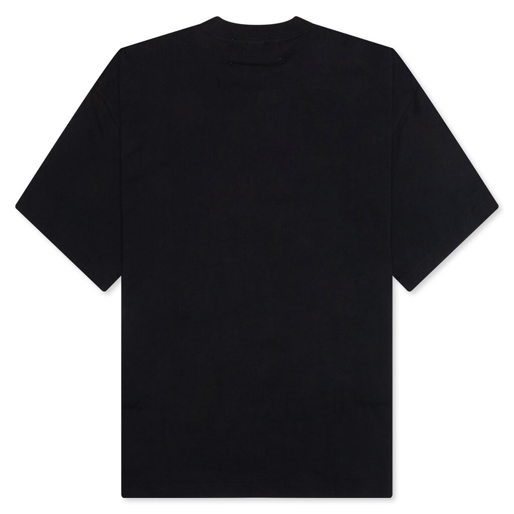 Beaded Lettering Tee - Black