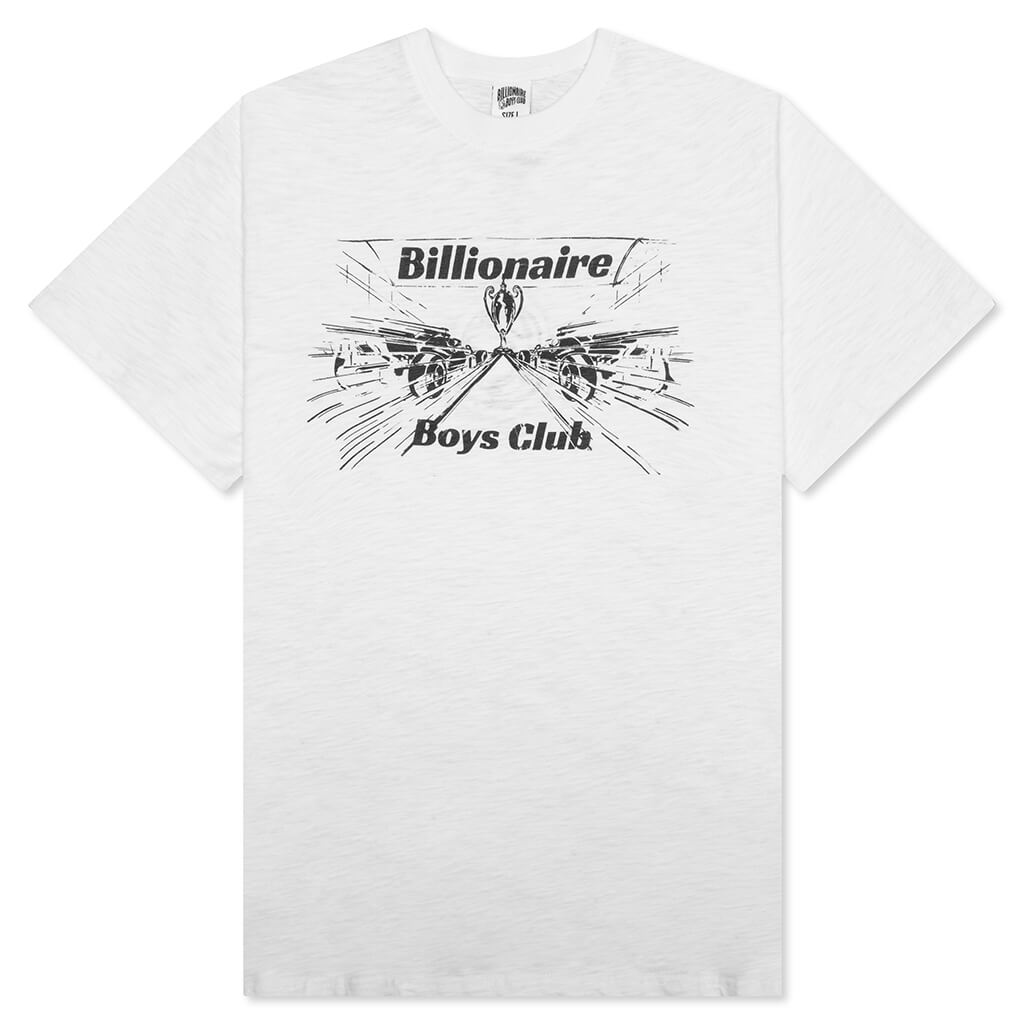 Finish Line S/S Knit - Bleach White